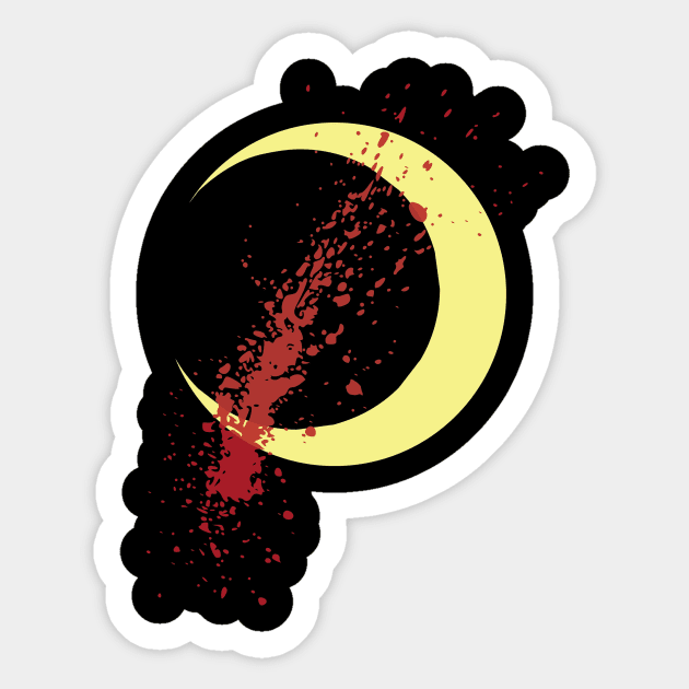 Midnighter Blood Splatter Sticker by KeisukeZero